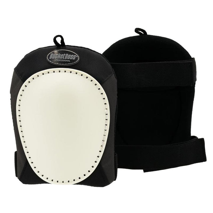 Bucket Boss 94100 Hard Shell Knee Pad, Plastic Cap, 2 -Strap
