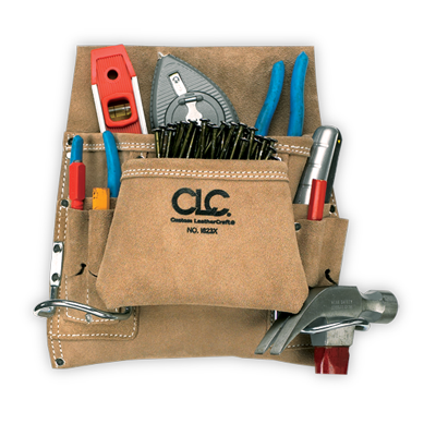 CLC I823X 8 POCKET CARPENTER’S NAIL & TOOL BAG