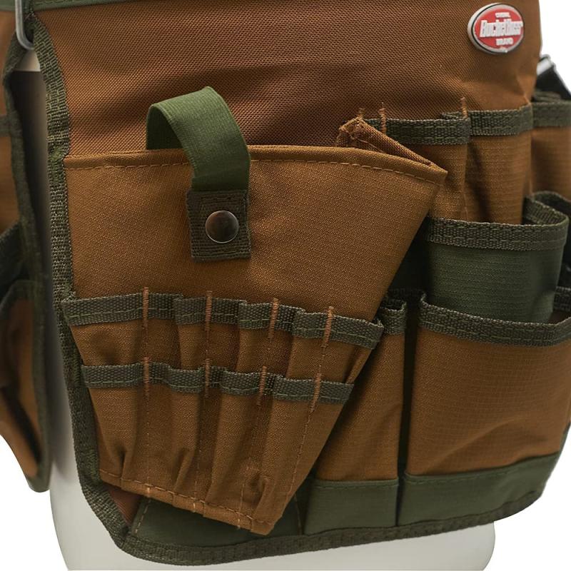 BucketBoss 10056 Bucket Boss 5 Gallon Bucket Canvas Tool Holder and Organizer with 56 Pockets for Bucket