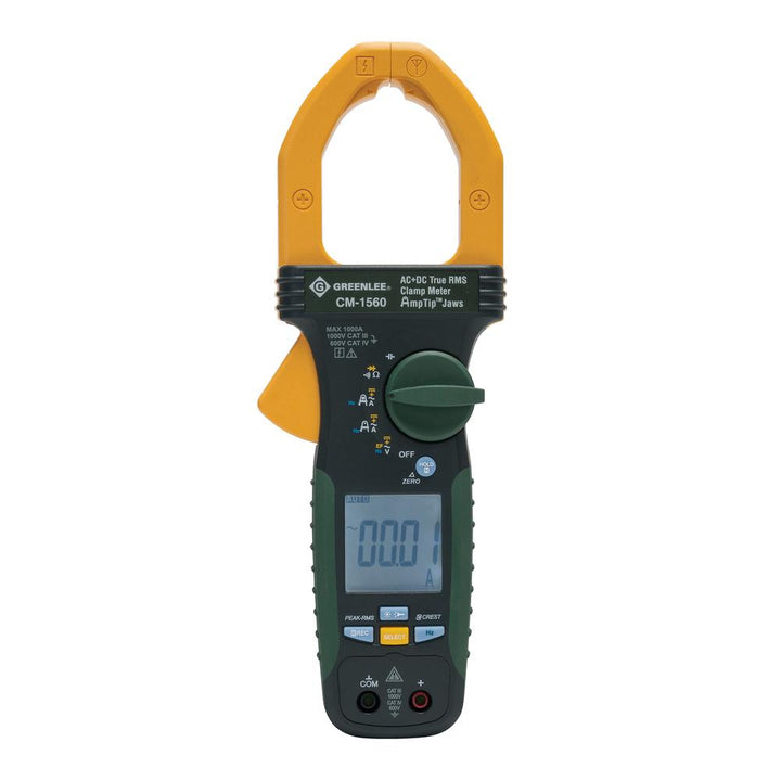 Greenlee CM-1560-C 1000 AMP AC + DC True RMS Clamp Meter - Calibrated