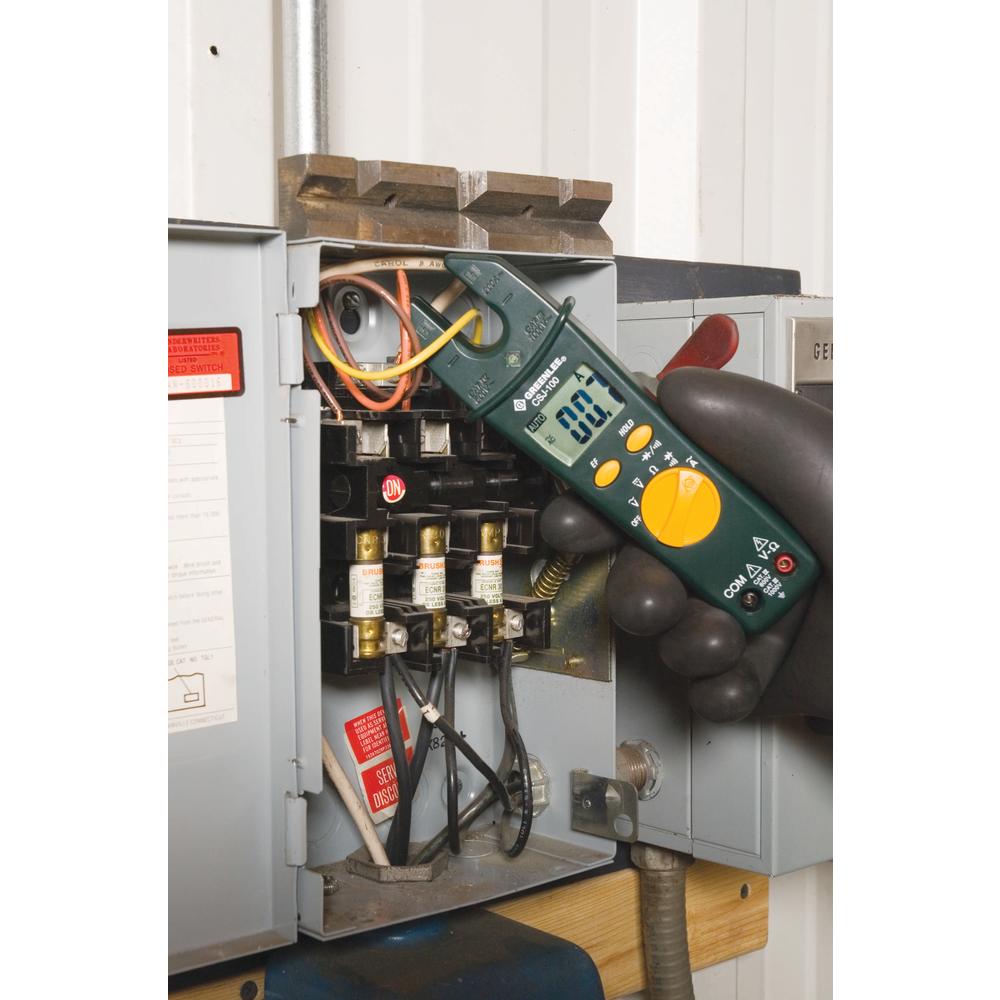 Greenlee CSJ-100 Clamp Meter, Open Jaw