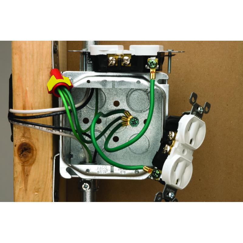 Ideal 30-3289 Combo Grounding Tail, 3-Wire Stranded, 25/Bag