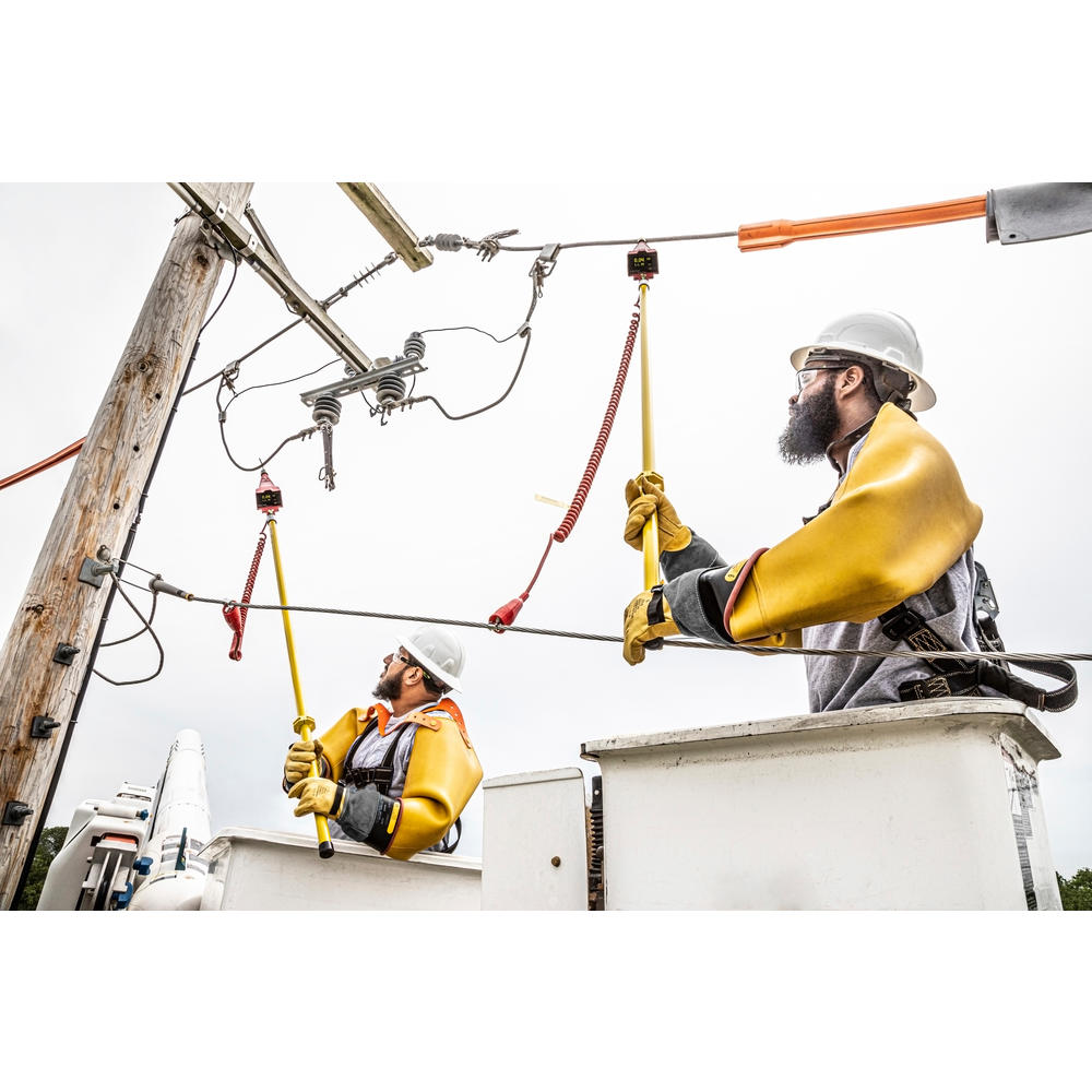 Greenlee DDPM-40 Double Vision® Dual Display Wireless Phasing Meter 5V-43kV, OH Kit, Base