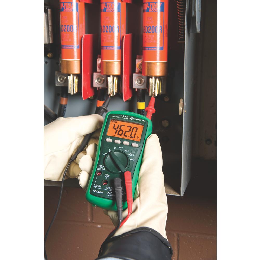 Greenlee DM-200A-C Digital Multimeter with Calibration