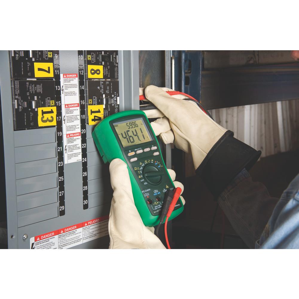 Greenlee DM-830A Digital Multimeter, TRMS, AC+DC, DUALTEMP