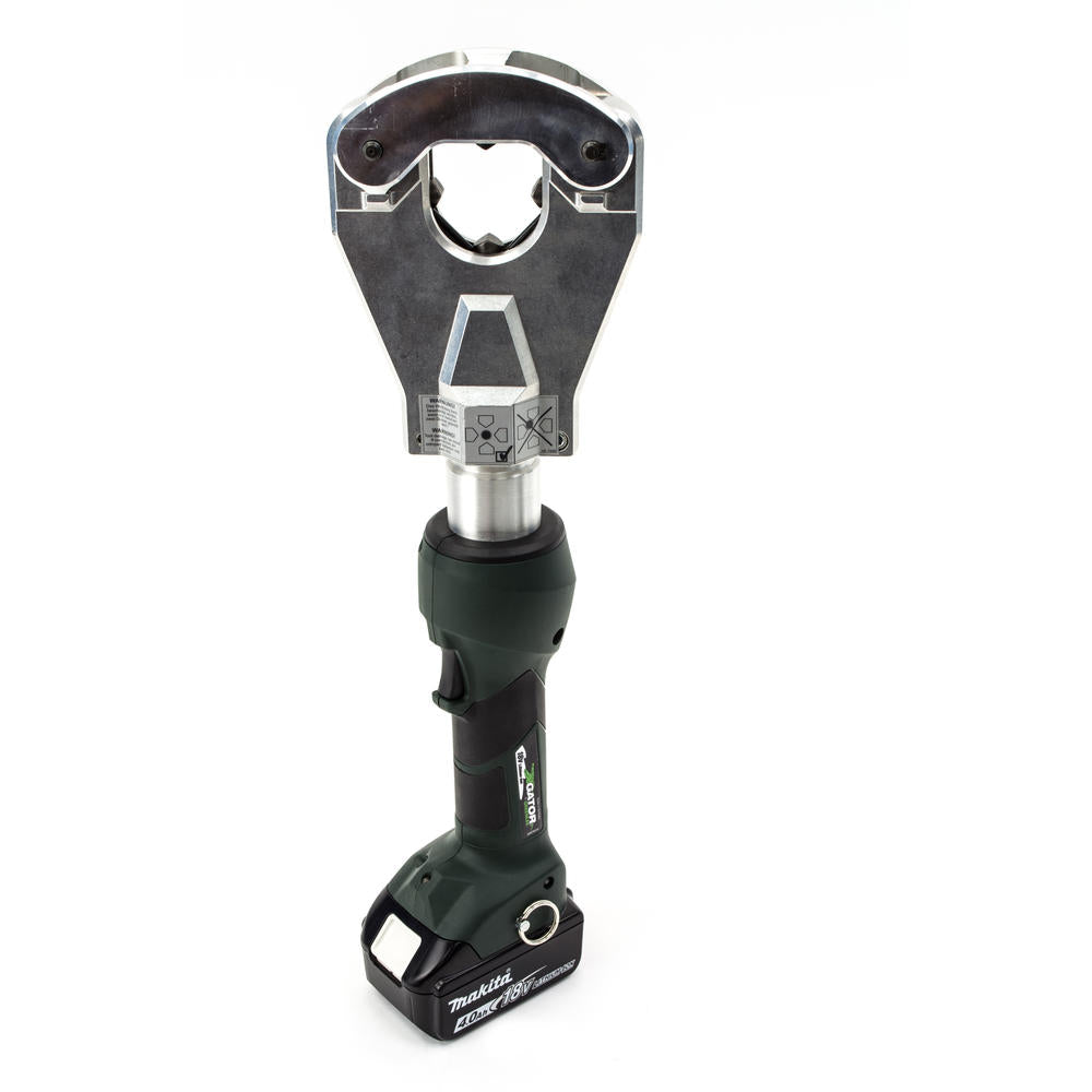 Greenlee EK6FTILX11 6 Ton Crimper, Quad Flip Top Inline Li-Ion, Standard, 120V