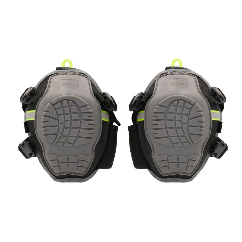 Bucket Boss GX2 Molded GelDome Nonmar Knee Pads, KneeKeeper HV Kneepads Grey
