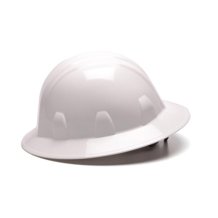 Pyramex HP241 SL Series Full Brim Hard Hat, 4-Point Ratchet Suspension