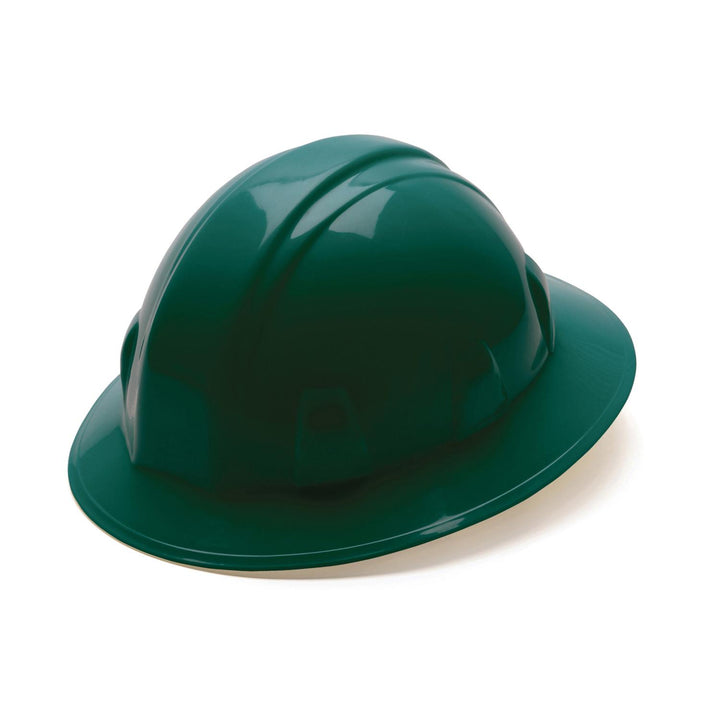 Pyramex HP241 SL Series Full Brim Hard Hat, 4-Point Ratchet Suspension