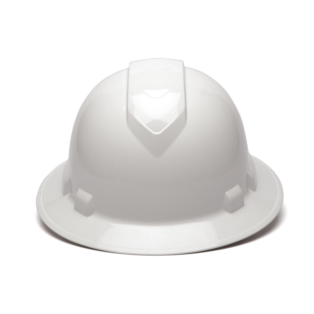 Pyramex HP541 Ridgeline Full Brim Hard Hat, 4 point Ratchet Suspension