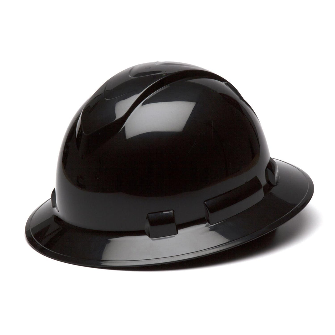 Pyramex HP541 Ridgeline Full Brim Hard Hat, 4 point Ratchet Suspension