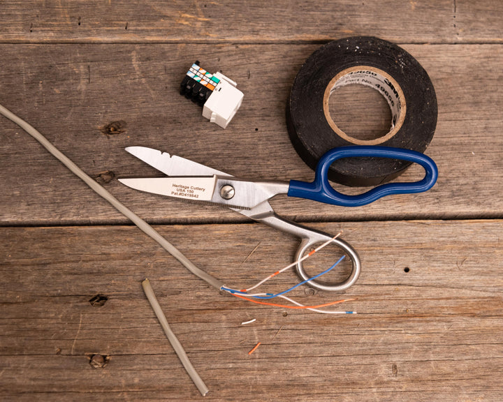 Heritage Cutlery 150 Ergo Telecom Shears / Serrate / Notched