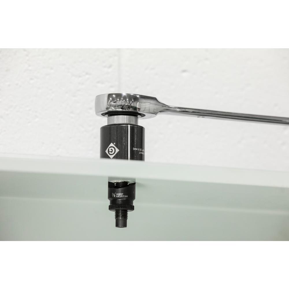 Greenlee 7240SB Knockout Kit with Ratchet and SlugBuster® (1/2", 3/4", and 30.5 mm)