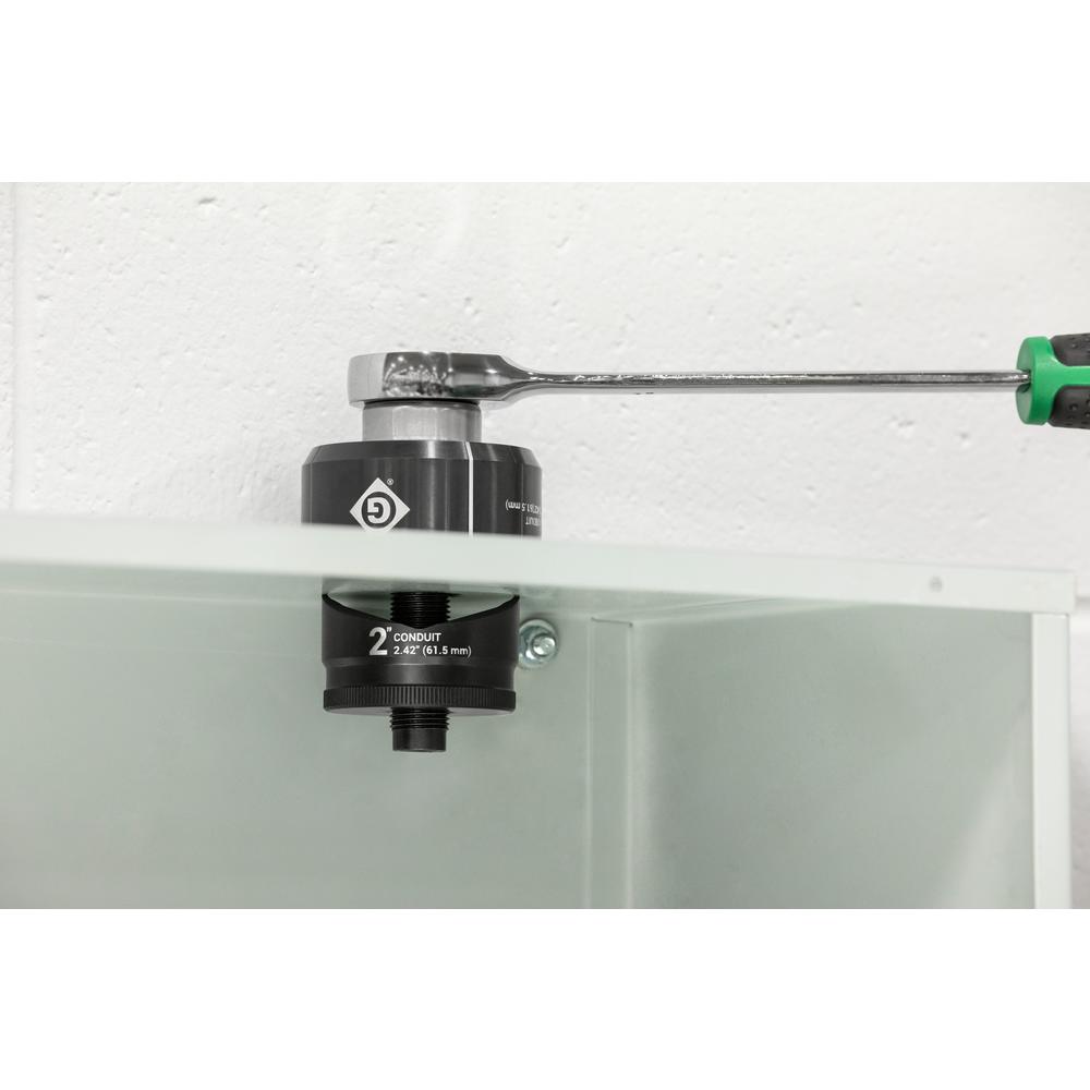 Greenlee 737BB Manual Knockout Punch Set, 1-1/2" - 2"