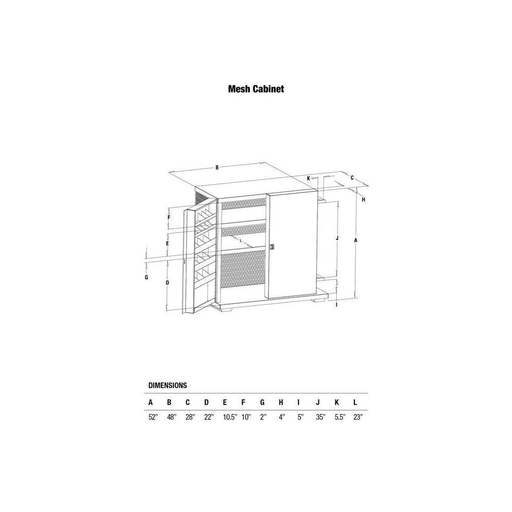 Greenlee 5060MESH Mesh Cabinet