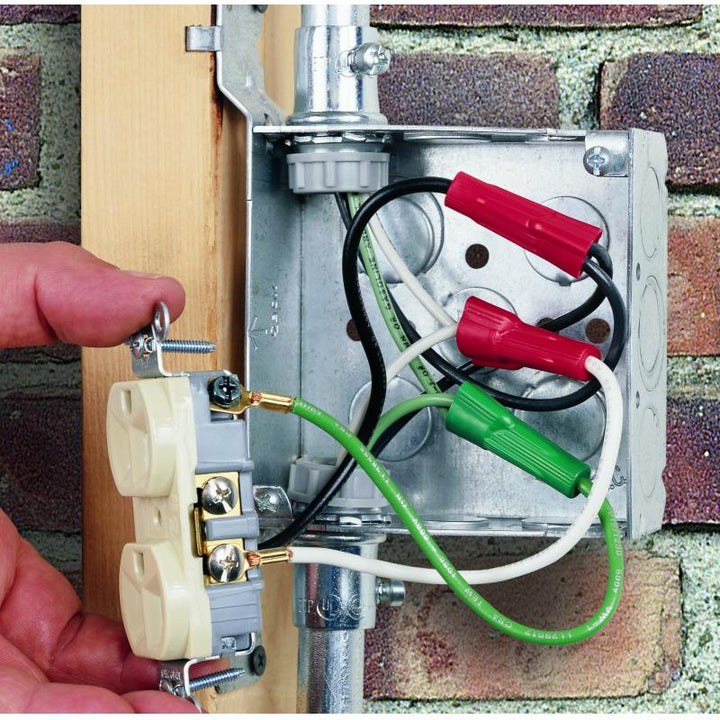 Ideal 30-3470 Non-Grnd Strnd Wire Pigtail- 10 Frk/Strip, 25/Bag