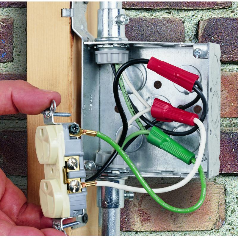 Ideal 30-3570 Non-Grnd Strnd Wire Pgtail-10 Frk/Strip, 1000/Box