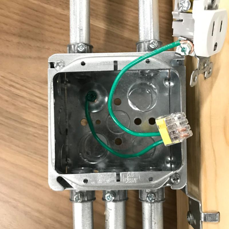 Ideal 30-3415 12Ga 8 Inch Solid Ground+4P Push-In 25/Bag