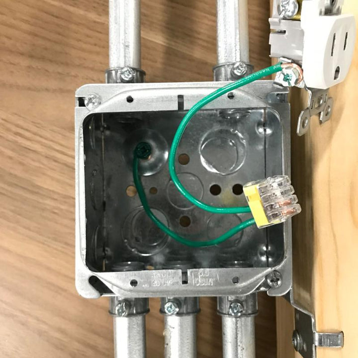 Ideal 30-3415 12Ga 8 Inch Solid Ground+4P Push-In 25/Bag