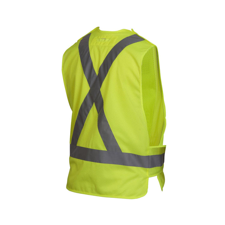 Pyramex RCA25SE Type R - Class 2 Non FR Self Extinguishing Hi Vis Safety Vest