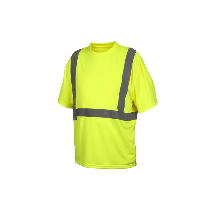 Pyramex RTS2110NP Type R - Class 2 Hi-Vis Lime T-Shirt