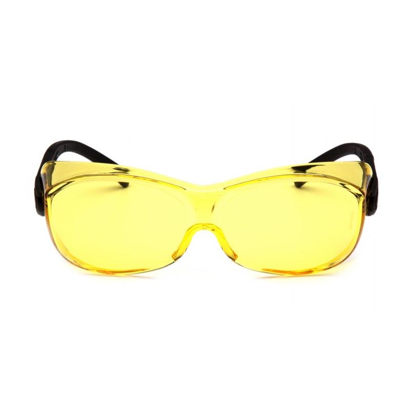 Pyramex S3530SJ Pyramex Safety - OTS - Black Frame/Amber Lens