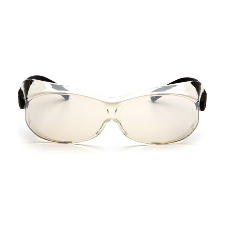 Pyramex S7580SJ OTS XL - Indoor/Outdoor Mirror Lens with Black Temples