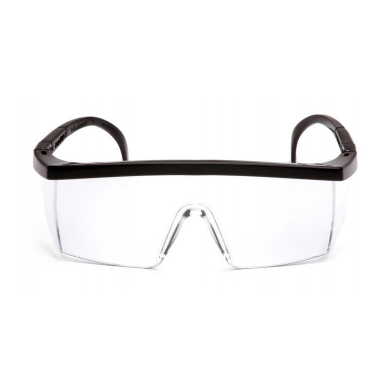 Pyramex SB410SR Integra Clear Lens with Black Ratchet Frame