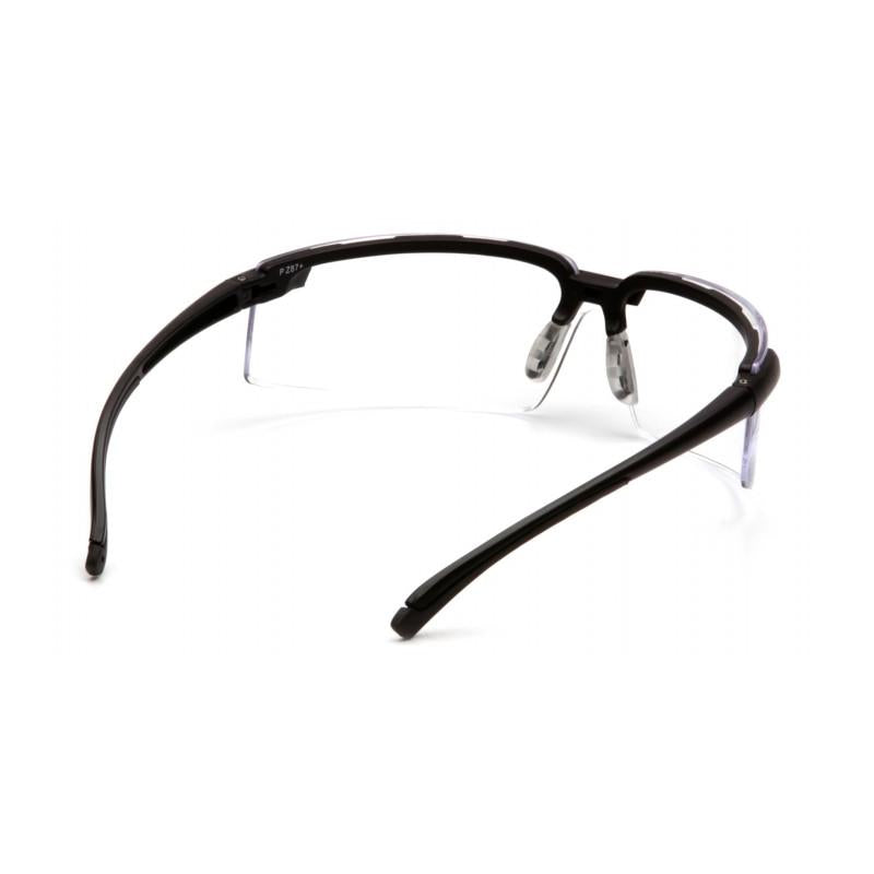 Pyramex SB6110ST Clear Anti-Fog Lens with Black Frame
