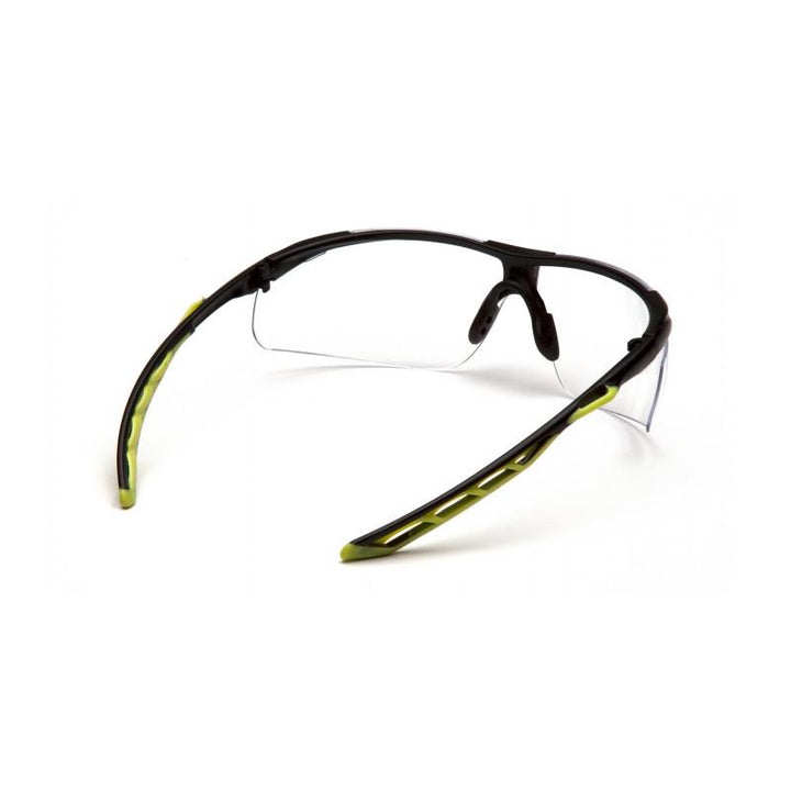 Pyramex SBL10510DTM Pyramex Safety - Black-lime frame / clear H2MAX anti-fog lens