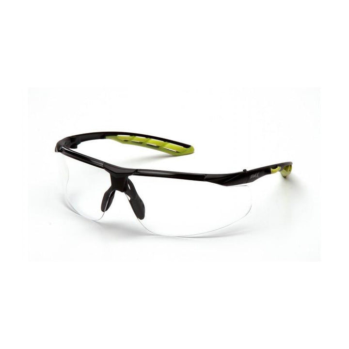 Pyramex SBL10510DTM Pyramex Safety - Black-lime frame / clear H2MAX anti-fog lens