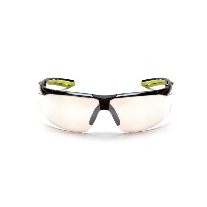 Pyramex SBL10510D Clear Lens with Black and Lime Frame