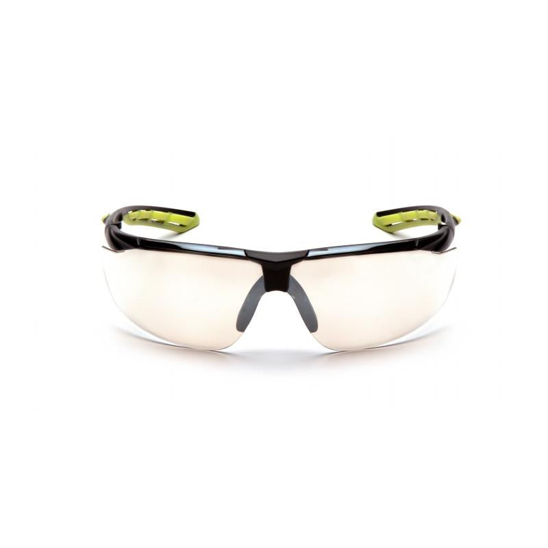 Pyramex SBL10510DTM Pyramex Safety - Black-lime frame / clear H2MAX anti-fog lens