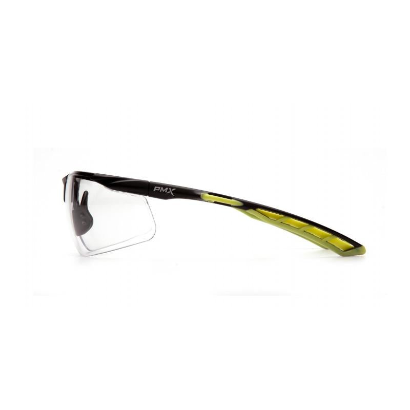 Pyramex SBL10510DTM Pyramex Safety - Black-lime frame / clear H2MAX anti-fog lens