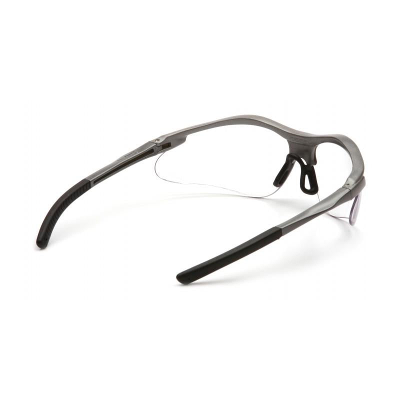 Pyramex SG3710D Fortress Clear Lens with Gray Frame