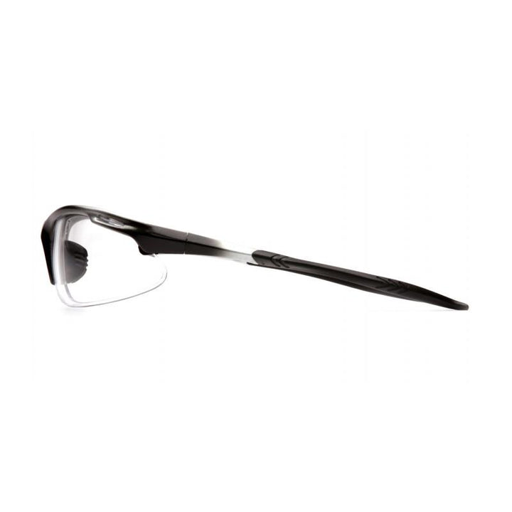 Pyramex SSB4510D Avante Clear Lens with Silver Black Frame