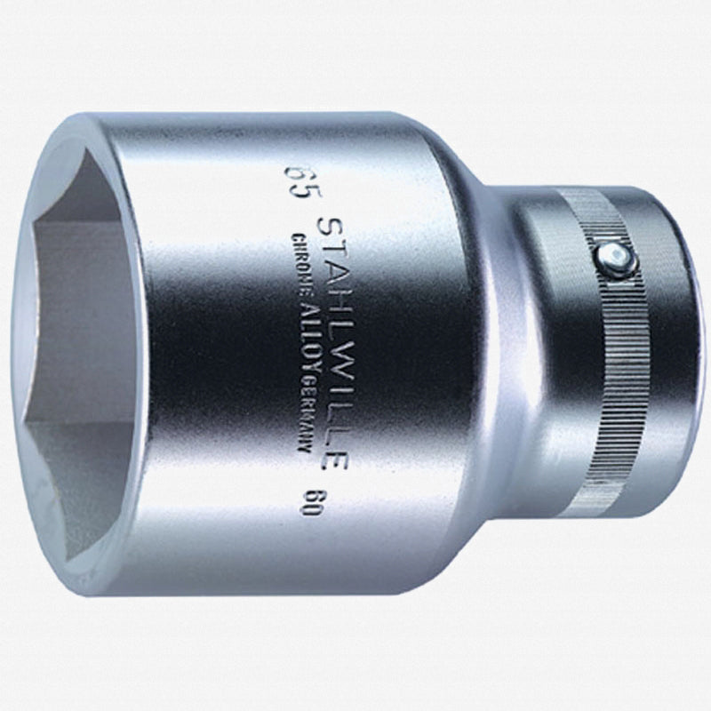 Stahlwille 06010065 Hex 60 1" Drive 6-pt Socket 65 mm