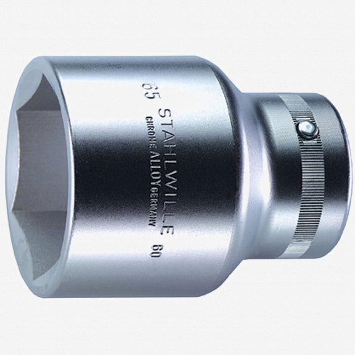Stahlwille 06010065 Hex 60 1" Drive 6-pt Socket 65 mm