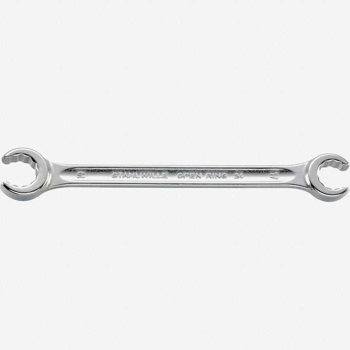 Stahlwille 41081719 24 Double ended open ring Spanner, 17 x 19 mm