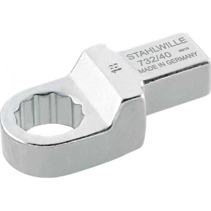 Stahlwille 58224018 732/40 Ring insert tool 18 mm, 14x18 mm