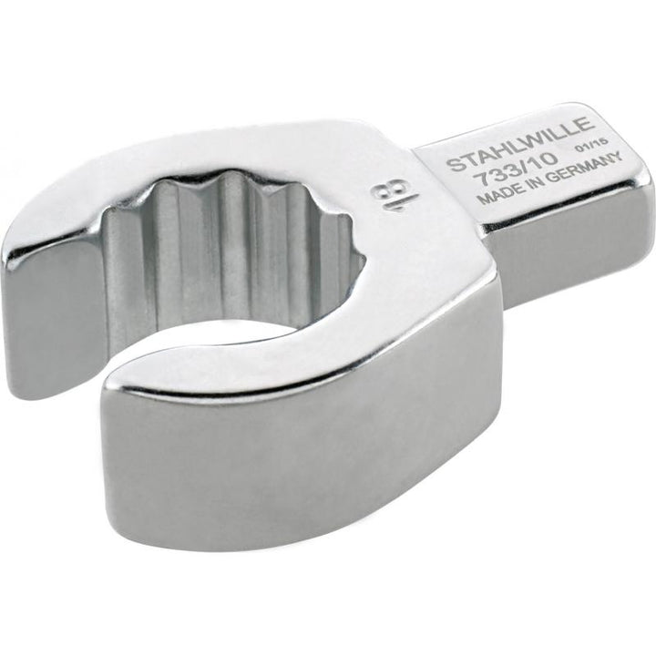Stahlwille 58231016 Spanner 733/10 Open ring insert tool 16 mm, 9x12 mm