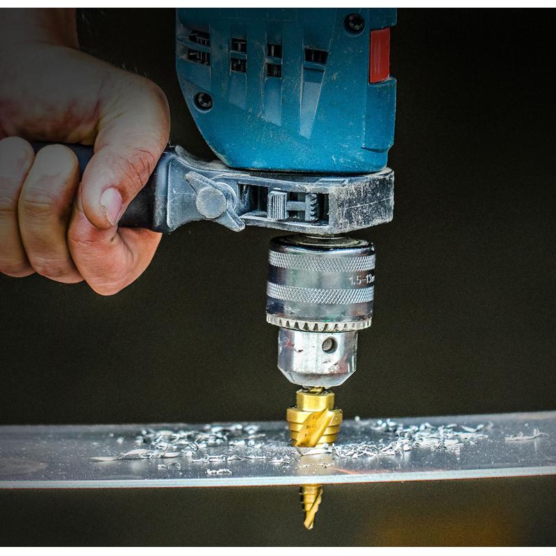 Ideal 36-706 Spiral Step Bit 1/4 Inch - 1-3/8 Inch