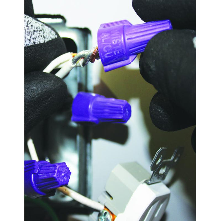 Ideal 30-765 Twister Alum/Copper Wire Connector Model 65 Purple 10/Card