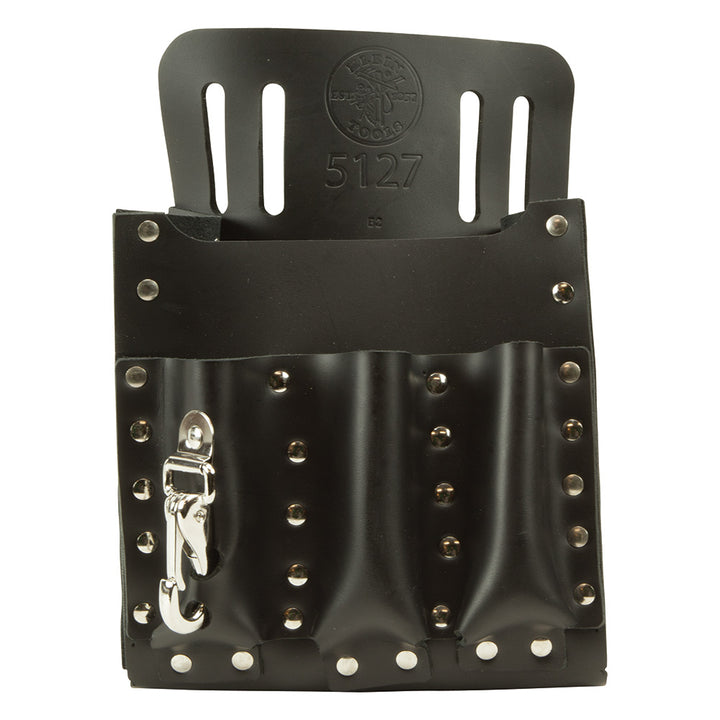 Klein Tools 5127T Tool Pouch, 6 Pocket, Tunnel Loop