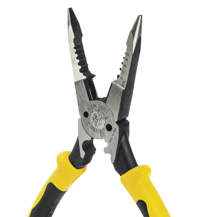 Klein Tools J207-8CR Needle Nose Pliers with Crimper