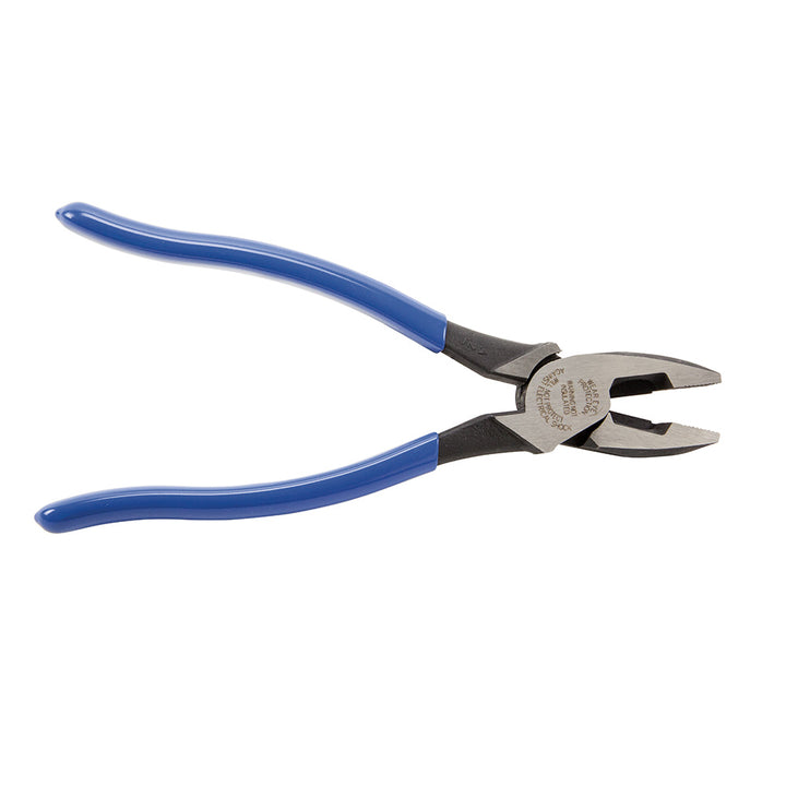 Klein Tools D2000-9NE Side Cutter Linemans Pliers Cut ACSR, Screws, Nails, Hard Wire, 9-Inch Electrical Pliers