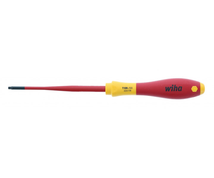 Wiha Tools 32506 Insulated SlimLine Securty TORX Screwdriver, T10s x 100 mm