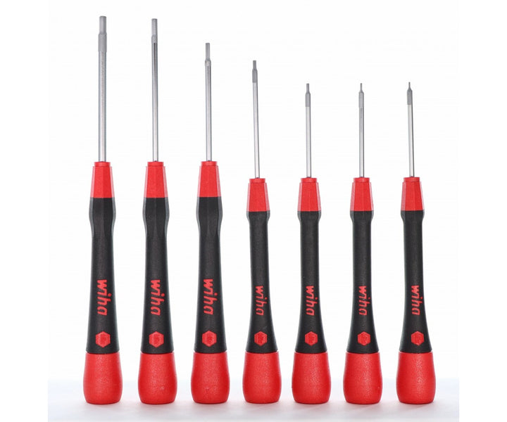 Wiha Tools 26392 PicoFinish Precision Hex Inch Screwdriver Set w/ Canvas Pouch, 8 Pc.