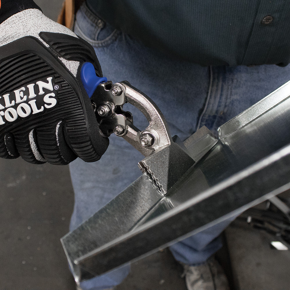 Klein Tools 86524 Offset Hand Seamer, 3-Inch