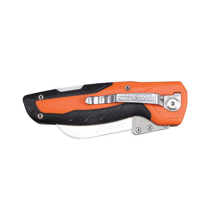 Klein Tools 44218 Folding Utility Knife with Replaceable Blade and Lockback Mechanism